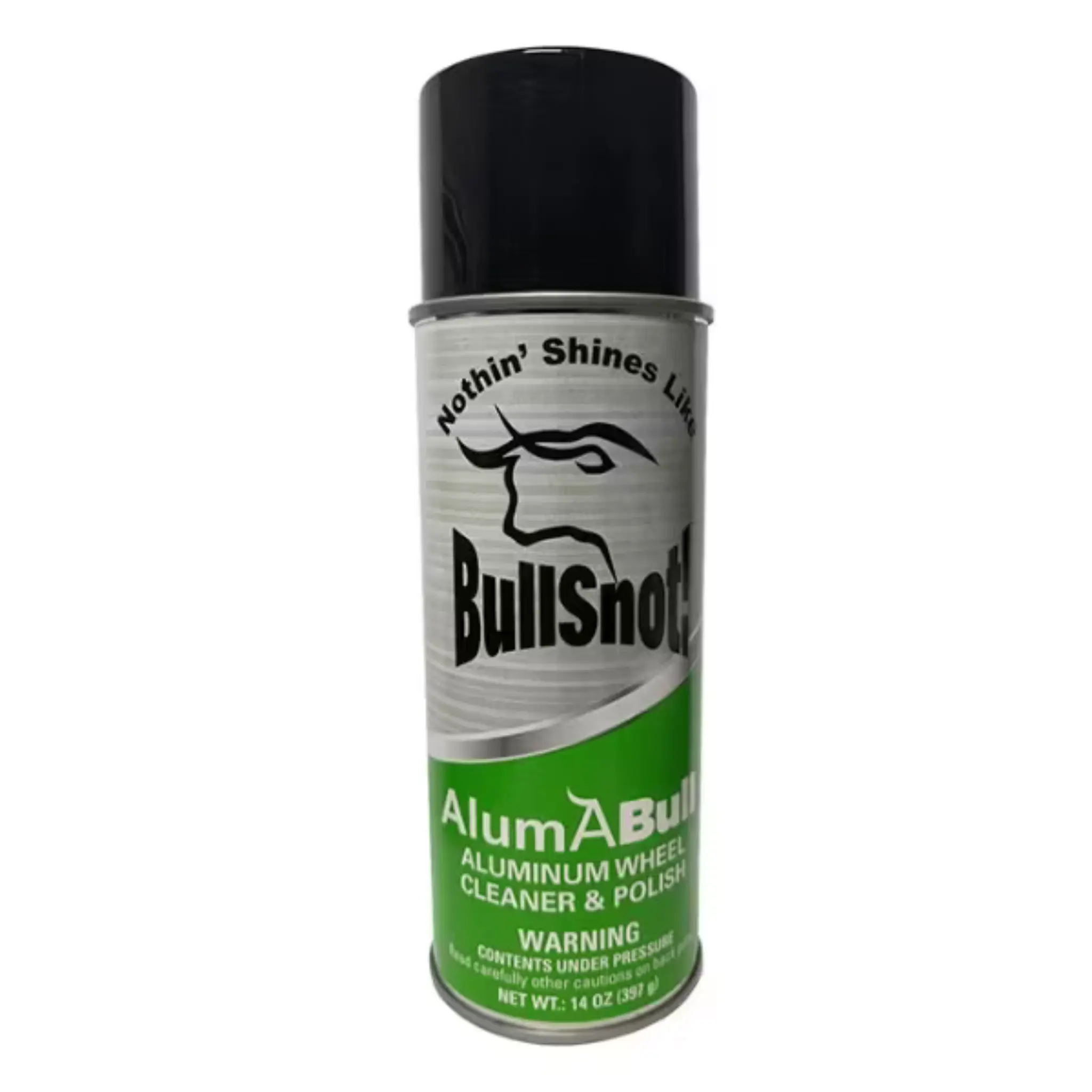 BullSnot Alumabull 2.0 – 14 oz Aluminum Brightener & Cleaner for Semi-Truck Detailing Spray-and-Wipe Action Removes Oxidation & Brake Dust Non-Abrasive Formula USA Manufactured, Wheels, Alloy Wheel Tyre Cleaners