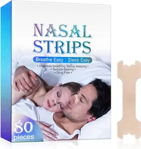 Nasal Strips for Snoring - Anti Snoring Solution | Nose Strips for Breathing | Snoring Nose Clip | Snore Reducing Aids | Relieve Nasal Congestion, 80PCS