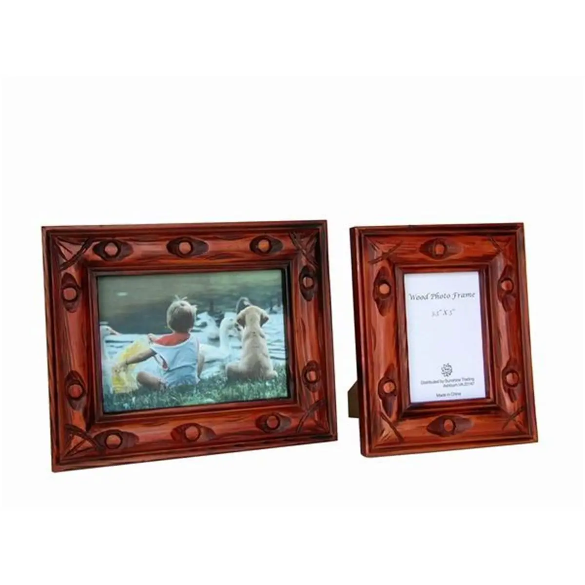 Handmade Wooden Photo Frame - 5x7 in, Home Decor for Room Decor