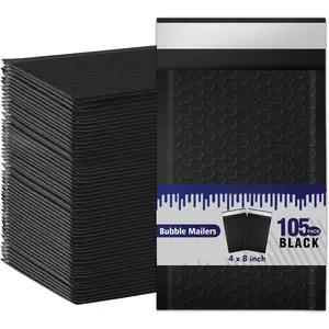 105 Pack Bubble Mailers 4x8inch Padded Envelopes Thin Mailing Envelopes  Bubble Opaque Padded Mailers Self Seal Adhesive Shipping Bags for Mailing  Makeup Small Business