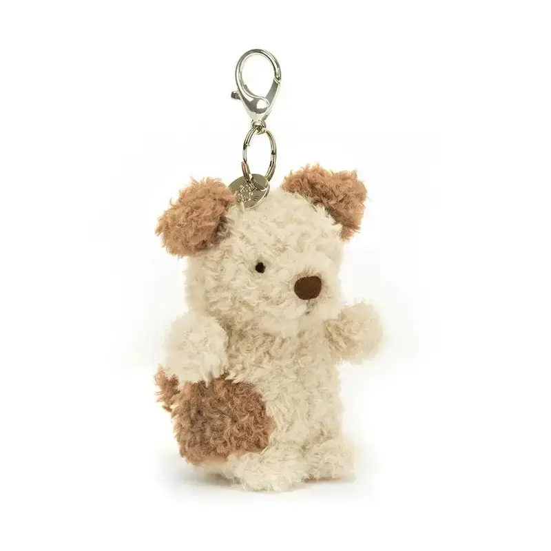 Collectible Jellycat plush keychains—featuring mini dogs, bunnies, and mini pastries—to add a lively touch to your belongings. –