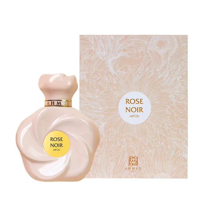 Ahmed Al Maghribi Rose Noir Eau De Parfum - 75ml/2.5 fl oz Single Bottle Unisex Fragrance, Multifaceted Citrus Scent with Vanilla Bean, Marine, Lily, Jasmine & Ambroxan Notes, Sophisticated Long-Lasting