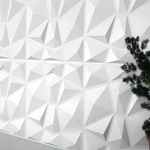 3D Art Wall Panel, Modern Decorative Wall Panel, Waterproof 3D Tiles Decor for Gaming Room Bedroom Living Room Hotel