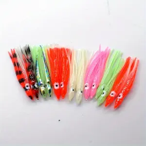 10pcs Realistic Squid Luminous Bait, Artificial Octopus Soft Lure for Saltwater Freshwater Fishing, Essential Fishing Accessories, Saltwater Fishing Lures