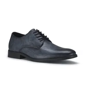 Ferro Aldo Caleb geometric pattern derby dress shoes, in Slate Grey, Men's Size 6.5 - 13