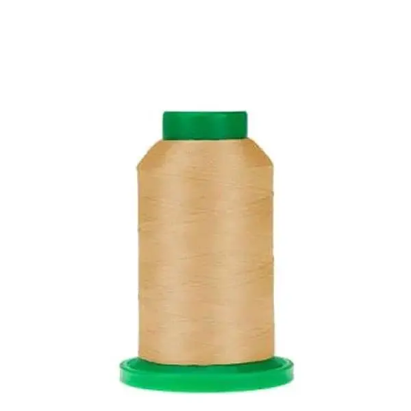 Isacord Polyester Embroidery Thread - 1000m Rich Golden Old Gold 2922-0851, Smooth Finish, Consistent Run, Clean Reliable Performance, Crisp Details, Lasting Color, Ideal for Monograms, Classic Decor, Polyester Thread
