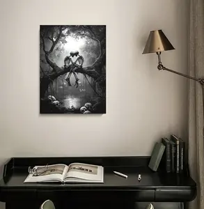 Till Death Forever Skeleton Lovers   – Dark Gothic Aesthetic   quote kitchen    Poster manga wall artwork  exquisite rumble land Custom Blonde Vintage Lyric Print Street Sign Canvas Cowboy art cheetah Hand-Cranked Music Box with Engraved Case funny