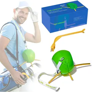 Golf Swing Ball, The Connector Golf Trainging  with Adjustable Lanyard & Wrist Hinge Trainer, Golf Swing Trainer - Helps  Proper Swing Mechanics Between Arms Elbow Wrist Structure