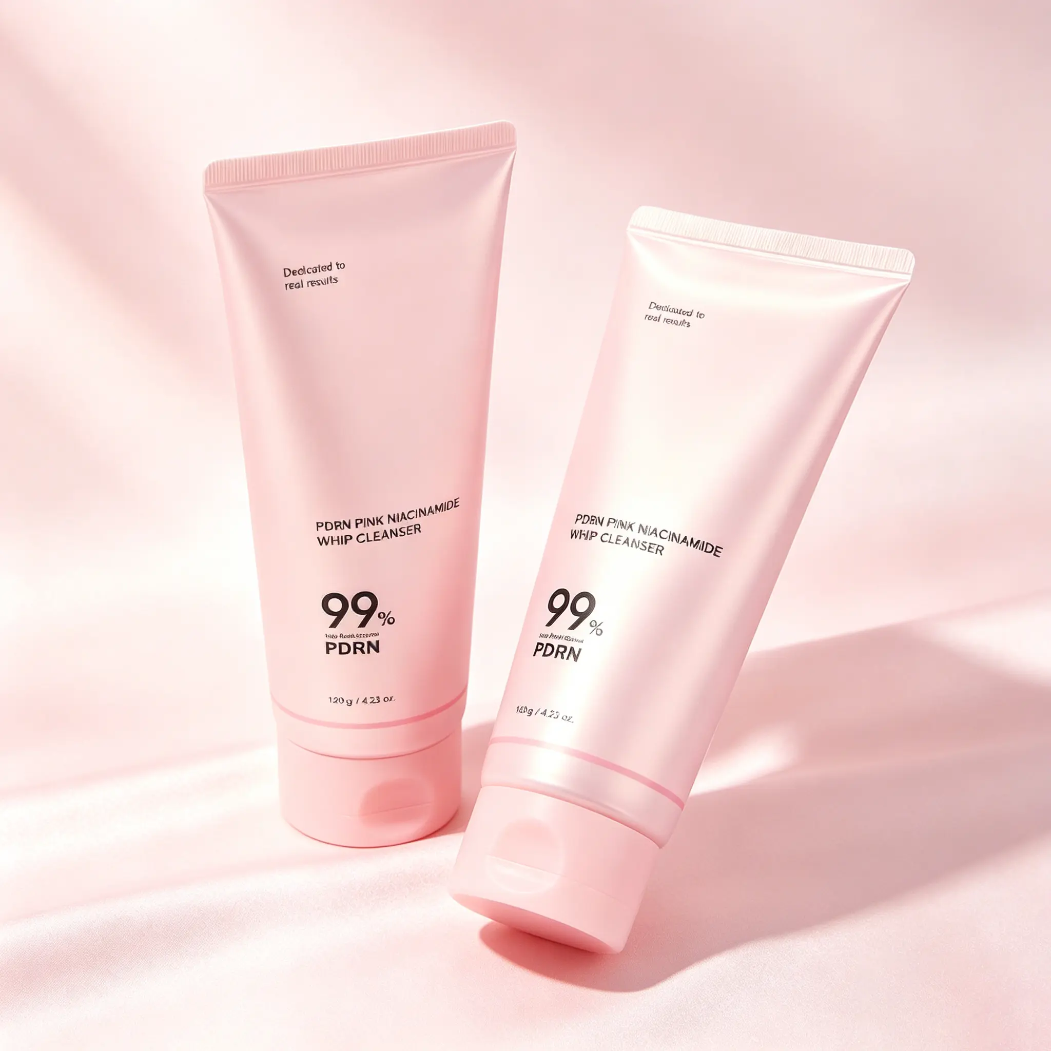 PDRN Pink Niacinamide Whip Cleanser 120g, Deep Cleansing, Hydrating & Nourishing, Improve Uneven Skin Tone