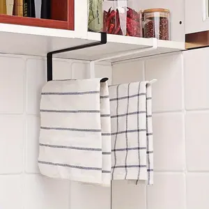 1pc Hanging Toilet Paper Holder Roll Paper Holder Shelf Bathroom Towel Rack Stand Kitchen Wall Stand Rack Home Storage Racks Hanger Bathroom Organizer Bathroom Organization