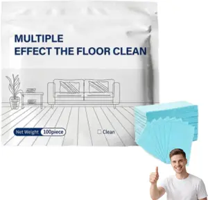 Multi-surface Floor Cleaning Tablets, 100 Piece Floor Cleaning Tablets Multi- Surface Cleaner, Multiple Effect the floors Clean, Concentrated Cleaner for Hardwood, Tile, Laminate & More (100pcs, 1)
