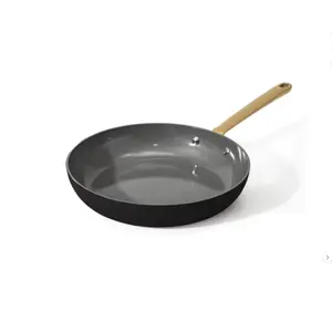 Drew Barrymore 10 inch Ceramic Non-Stick Fry Pan, Black Sesame - Cookware