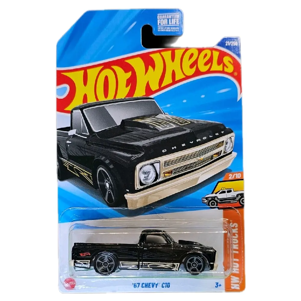 2025 Hot Wheels Case F '67 Chevy C10 HW Hot Truck 21/250 Diecast Collectible Model Car Kit, Model Car Set, Car Model Replica Diecast Toys