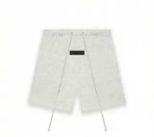 LIGHT OATMEAL SHORTS HALF SIZE OVERSIZED