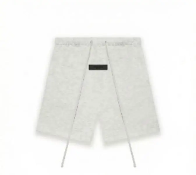LIGHT OATMEAL SHORTS 216 HALF SIZE OVERSIZED