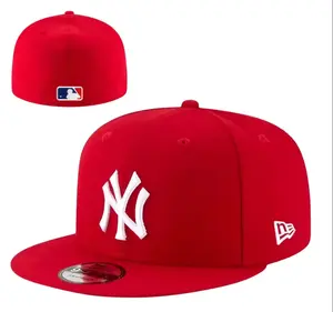 New Era MLB Snapback Flat Brim Baseball Cap NY Yankees Los Angeles Dodgers Cardinals Guardians Hat Adjustable Closure Structured Crown Raised Embroidered Team Logo Classic Streetwear Sports Cap for Men Women