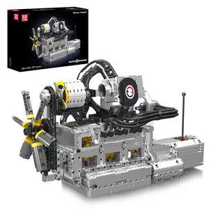 Mould King 10214 Wankel Engine Motor That Runs Building Block Toy Construction 2177 Pieces