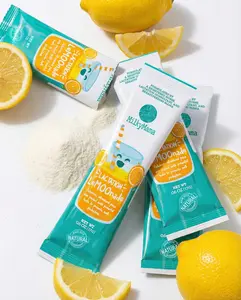 MilkyMama Lactation LeMOOnade - 14 Pack, Lower Sugar 5g, No Colors Added, Organic Herbs for Healthy Lactation & Milk Production