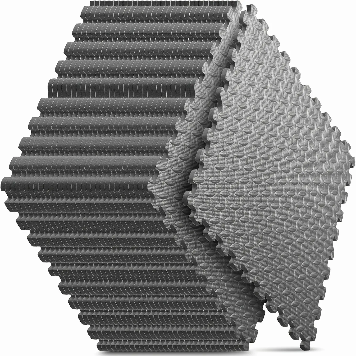 16/20/48/60pcs Thick Foam Floor Tiles - 11.8x11.8in, Non-Slip And Waterproof, Suitable For Home Gym, Yoga, And Weightlifting
