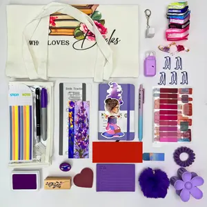 Bookish Bundle – Classic Version, Mini Notebook, Bookmarks, Sticky Notes, Stamps, Pens, and Desk Accessories for Journaling, Scrapbooking, DIY Crafts, and Book Lovers Gifts