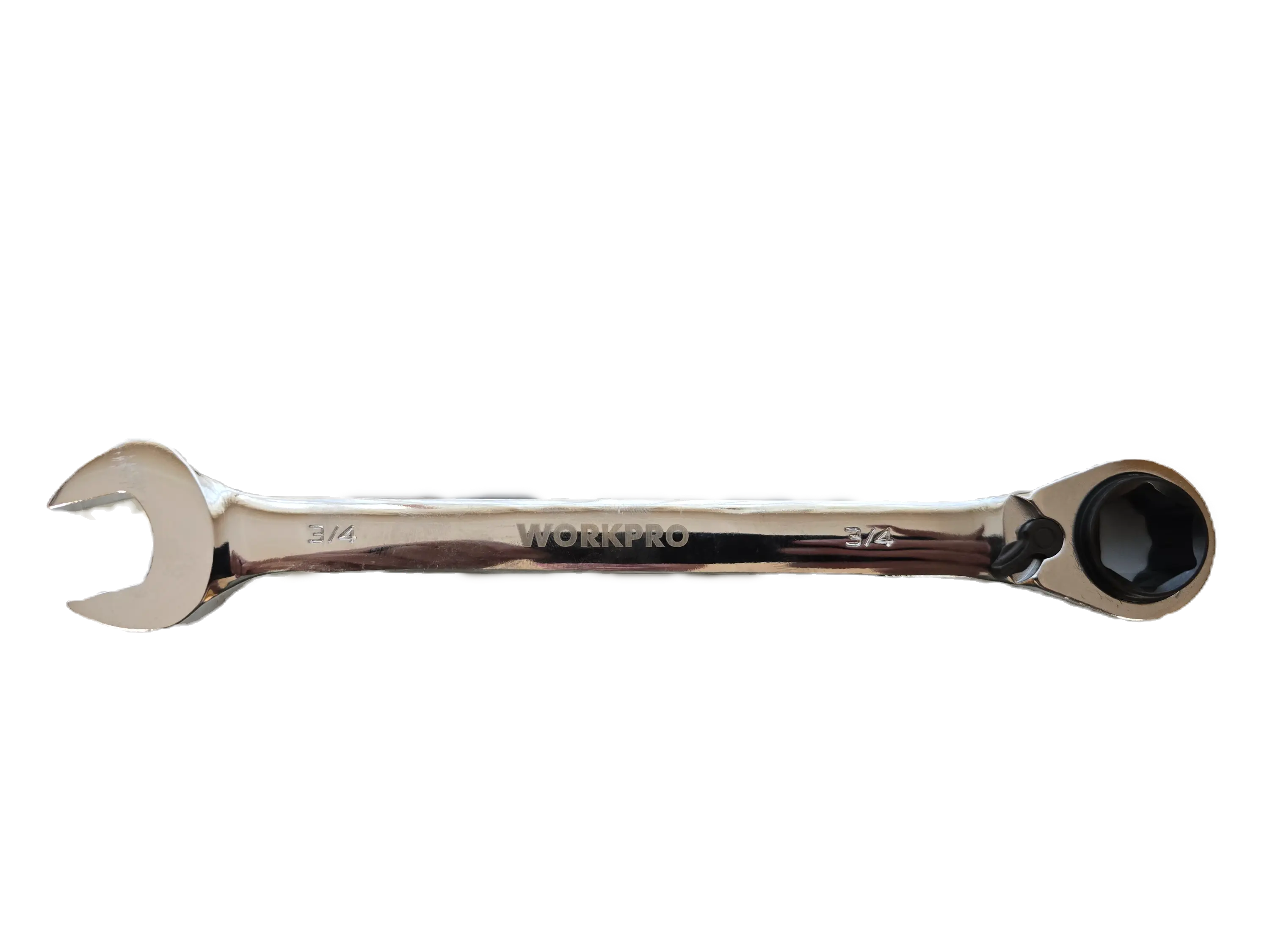 WORKPRO 7-Piece SAE Reversible Ratcheting Wrench Set | 5/16" - 3/4" | 6pt & 12pt Compatible