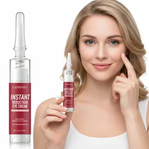 10ml - Instant Reduction Gentle Eye Cream - Hydrolyzed Collagen & Retinyl Palmitate Formula - Firming Lifting, Elasticity Improvement, Smooth, Moisture, Hydrate, Smoothing & Moisturize - For All Skin Types Daily Use