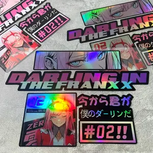 Anime Girl Pattern Car Sticker, Waterproof Self Adhesive Car Decal, Universal Decorative Sticker for Car Body & Window, Sticker for Cars