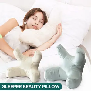Comfortable Beauty Pillow, Warm Skin-Friendly Soft Cushion, Perfect for Side Sleepers, Ideal for Night Insomnia and Naps
