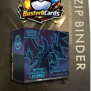 Pokémon Phantasmal Flames Beginner Collector Bundle w/Elite Trainer Box! (Teal Color Binder)