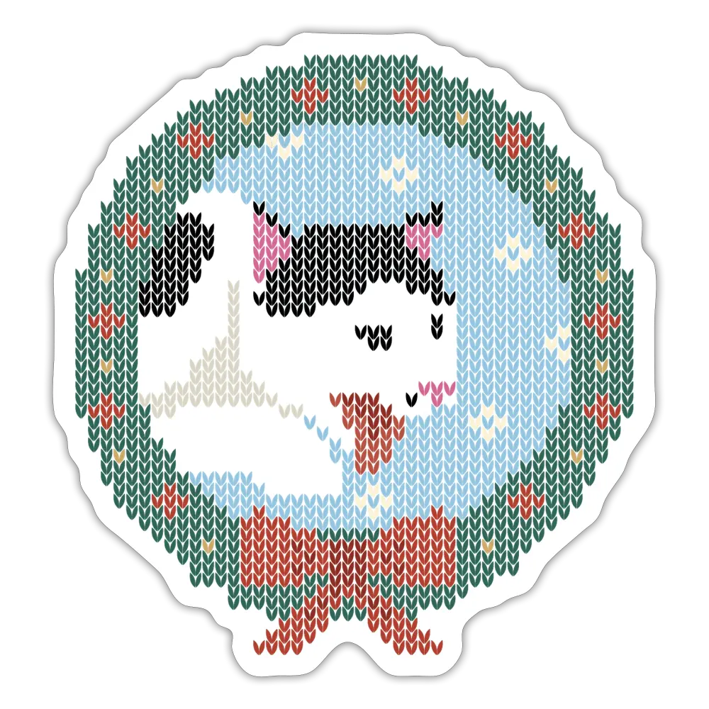 Cat Holiday Sticker | High Quality Vinyl Sticker | Melon and Finn