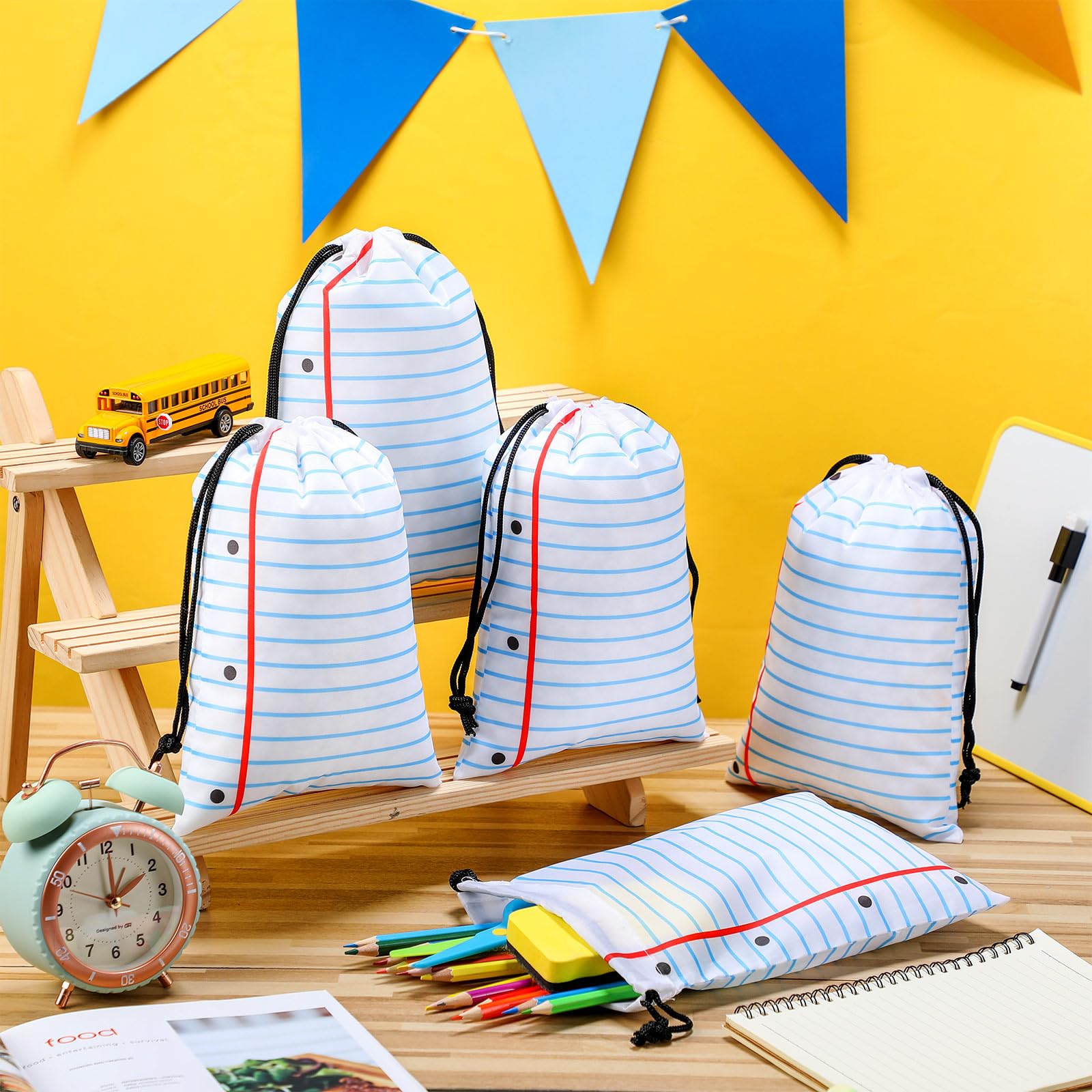 24 Pcs Graduation Gift Bag 10 x 7 Inch Crayon Drawstring Backpack Teacher Appreciation Week Favor Bulk Preschool Graduation Goodie Bag for Kindergarten Teacher Student,Birthday Supply Back to School Party Decoration,Classroom Gift Exchange 24 Pcs Graduation Gift Bag 10 x 7 Inch Crayon Drawstring Backpack Teacher Appreciation Week Favor Bulk Preschool Graduation Goodie Bag for Kindergarten Teacher Student,Birthday Supply Back to School Party Decoration,Classroom Gift Exchange