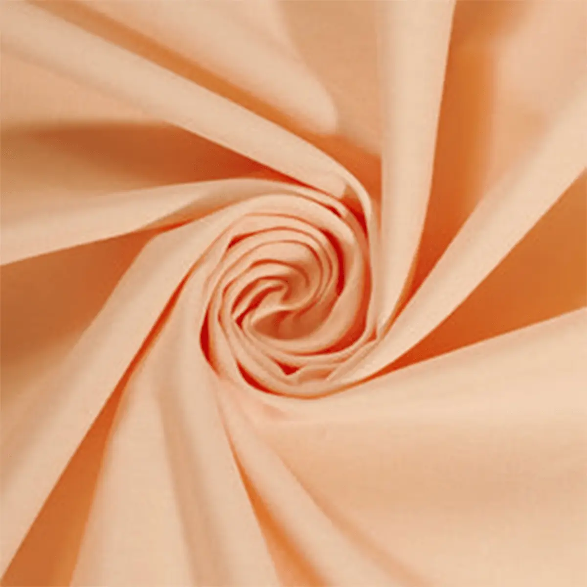 Peach Apparel Fabric — 65% Cotton 35% Polyester — 52" Wide Clothing Material