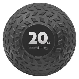 Champion Sports  20 lbs Rhino Fitness Slam Ball, Black