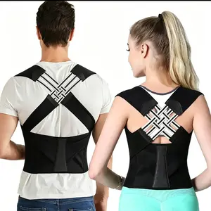 Corrective Hunchback Artifact Posture Strap for Adults Male & Female Open Shoulder Beauty Shapewear Womenswear Adjustable Back Straightener Support
