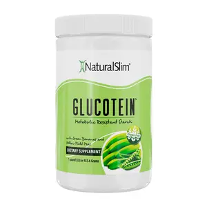 Glucotein Prebiotic Resistant Starch for Gut Health Support with Organic Green Banana Flour and Pea Starch Blend