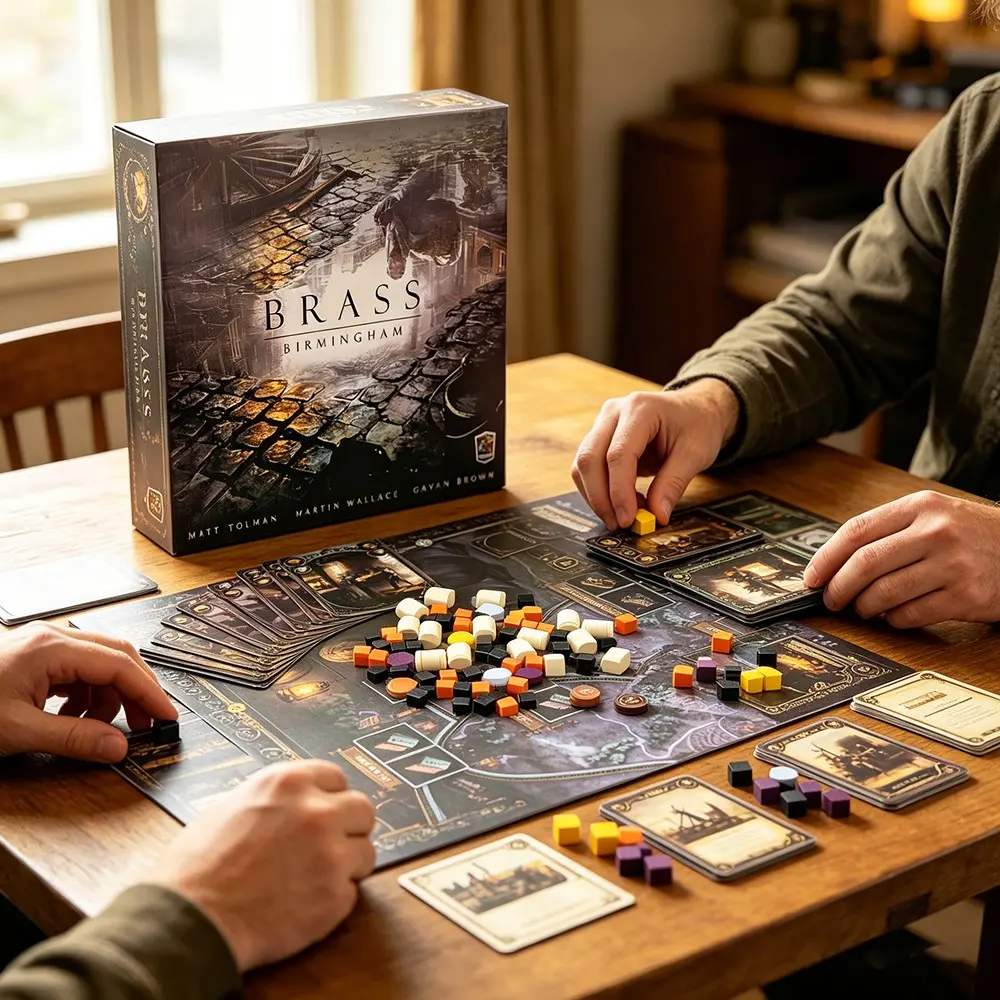 Strategy Board Game Box, Party Board Game, Durable Paper Economic Development & Regional Control Game, Perfect for Adult Parties, Valentine's Day Gift