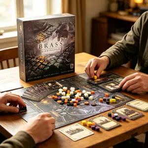 Strategy Board Game Box, Durable Paper Economic Development & Regional Control Game, Perfect for Adult Parties, Valentine's Day Gift