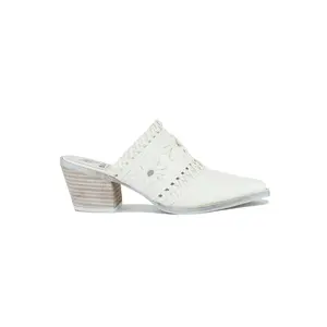 TESSA-03 Casual Woven Mules with a Modern Block Heel