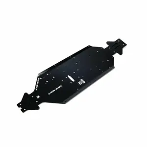 Arrma Notorious/Outcast/Typhon 7075 Alloy Black SWB Chassis ARA320572