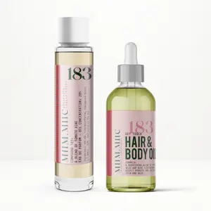 Unisex No 183 Tomato Vine Fragrance Blend Duo - EDP and Body Oil Bodycare Scented Set, Fragrance Gift Pack