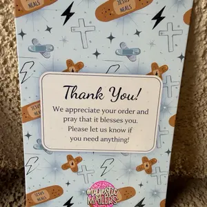 4x6 Package Insert Thank You Cards Qty 100 with Blank Back for Personal Messages & Coupon Codes for Small Business Customer Service