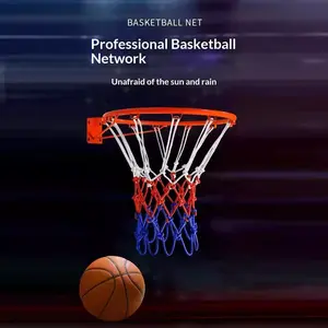 Basketball Net Outdoor Waterproof Sun Protection Durable Professional Wear-Resistant Sports Equipment, Heavy-Duty Basketball Court Mesh