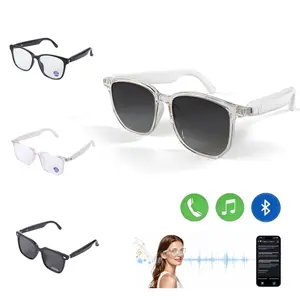 Bluetooth Smart Glasses with Speakers & Mic, UV Protection Sunglasses, Waterproof Audio Eyewear for Men & Women, Ideal for Summer Motorcycle Riding Wearable