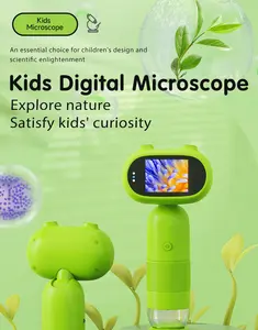 Kids Digital Microscope Toy for Children's Design and Science Enlightenment, Explore Nature, Satisfy Curiosity