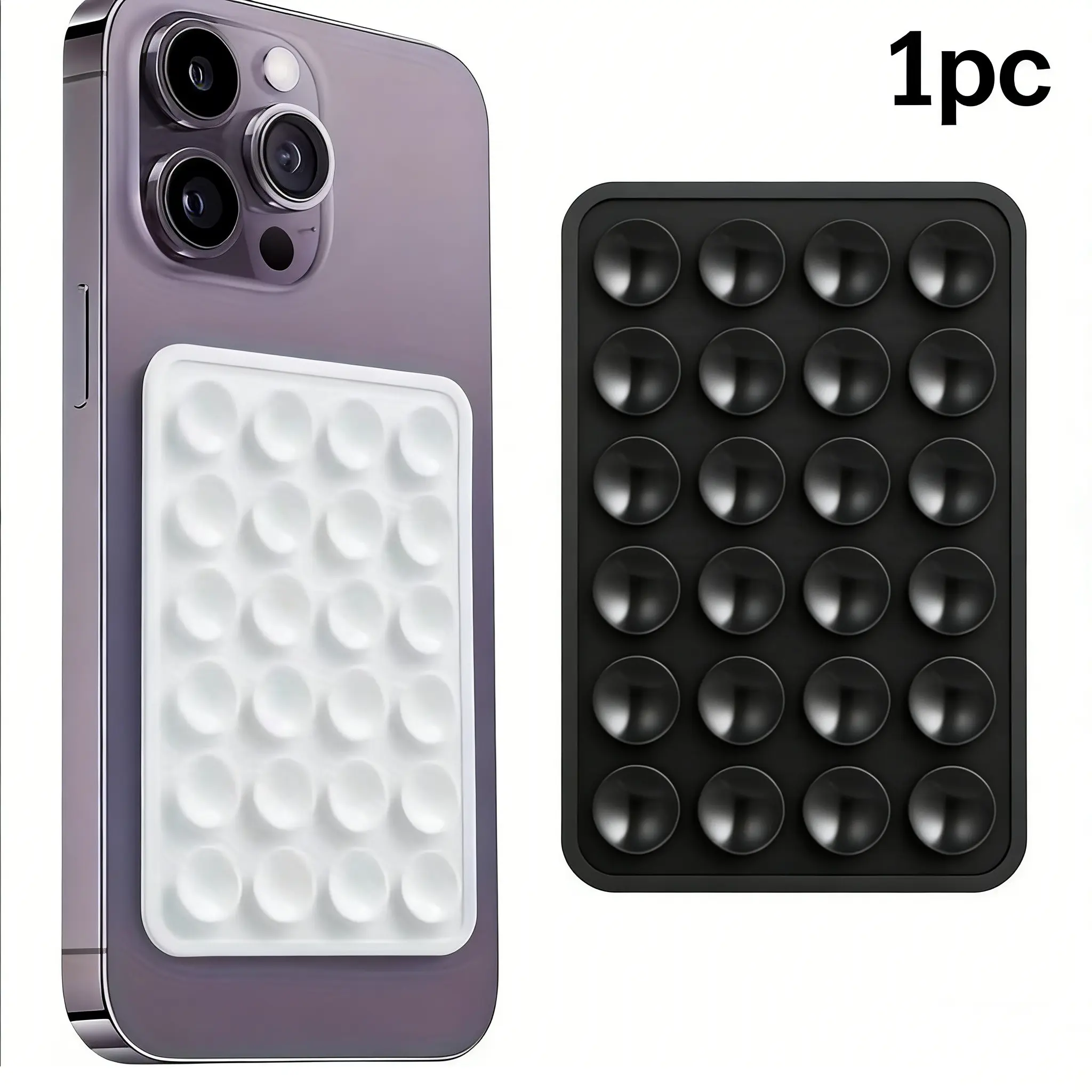 Compact Silicone Octopus Cup Phone Holder Stand, Dual-Sided 80 Suction Cups, Mobile Photography Tool, Selfie Accessory, Portable Design, Non-Slip Base, Suction Phone Mount