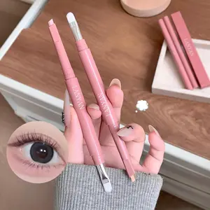 Buy 1 Get 1 Eye Brightener, Double-Head Under Eye Liner Silkworm Pen, Makeup Tool Stick, Travel-Friendly Face Cosmetic for Daily Use and Special Occasions, Double-Ended Sleeping Silkworm Highlighter with Natural Shadow Matte Finish