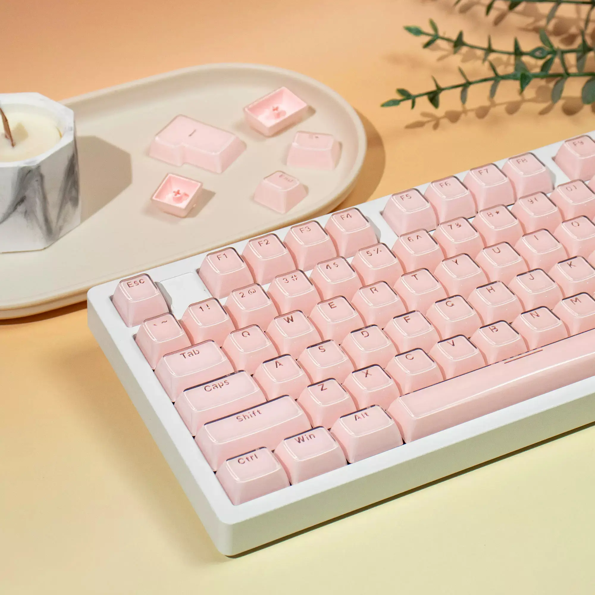 Keycap Set Sil Material MDA Profile 136 Keys  Custom Keyboard Keycaps Set for Cherry MX, Kailh, Outemu, Gateron Mechanical Gaming Keyboard Tiktokshopstockup Tiktokshopmothersday