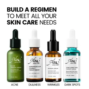 Alra Facial Skin Care Serum,Vitamin C,Dark Spots&Renewal Face Oil,Gentle Firming,Hydrating,Wrinkle Smoothing,Tone Correcting Dullness Essence