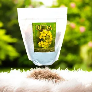 Ruda Bath Salt 350g - Aromatic Herb for Relaxation and Wellness Rich in Ruda for Unique Scent and Texture Ideal for Soothing Bath Routine Body Care Cleanser