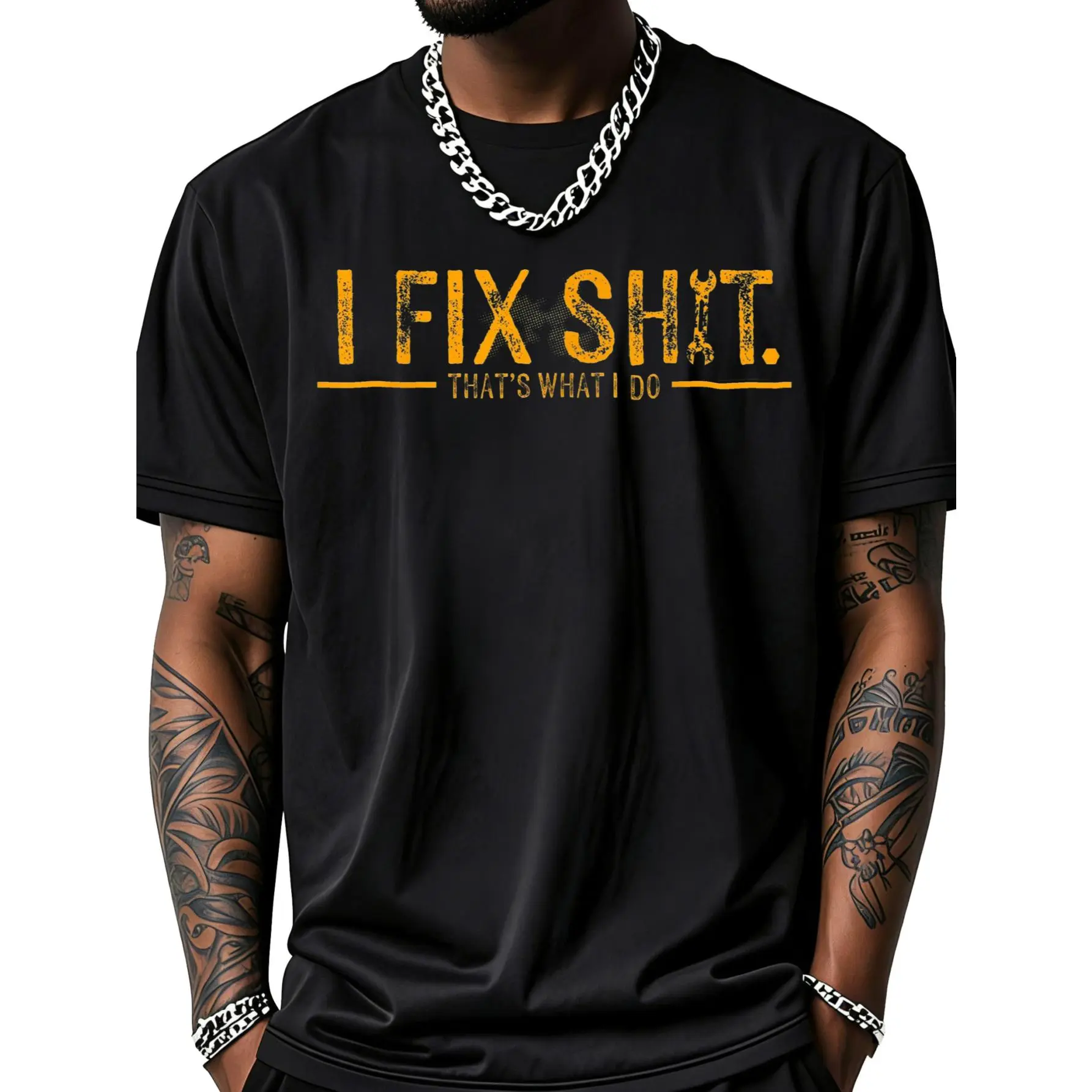 I Fix Shit That's What I Do Funny T-Shirt Tee for Men Women Mechanics Engineers